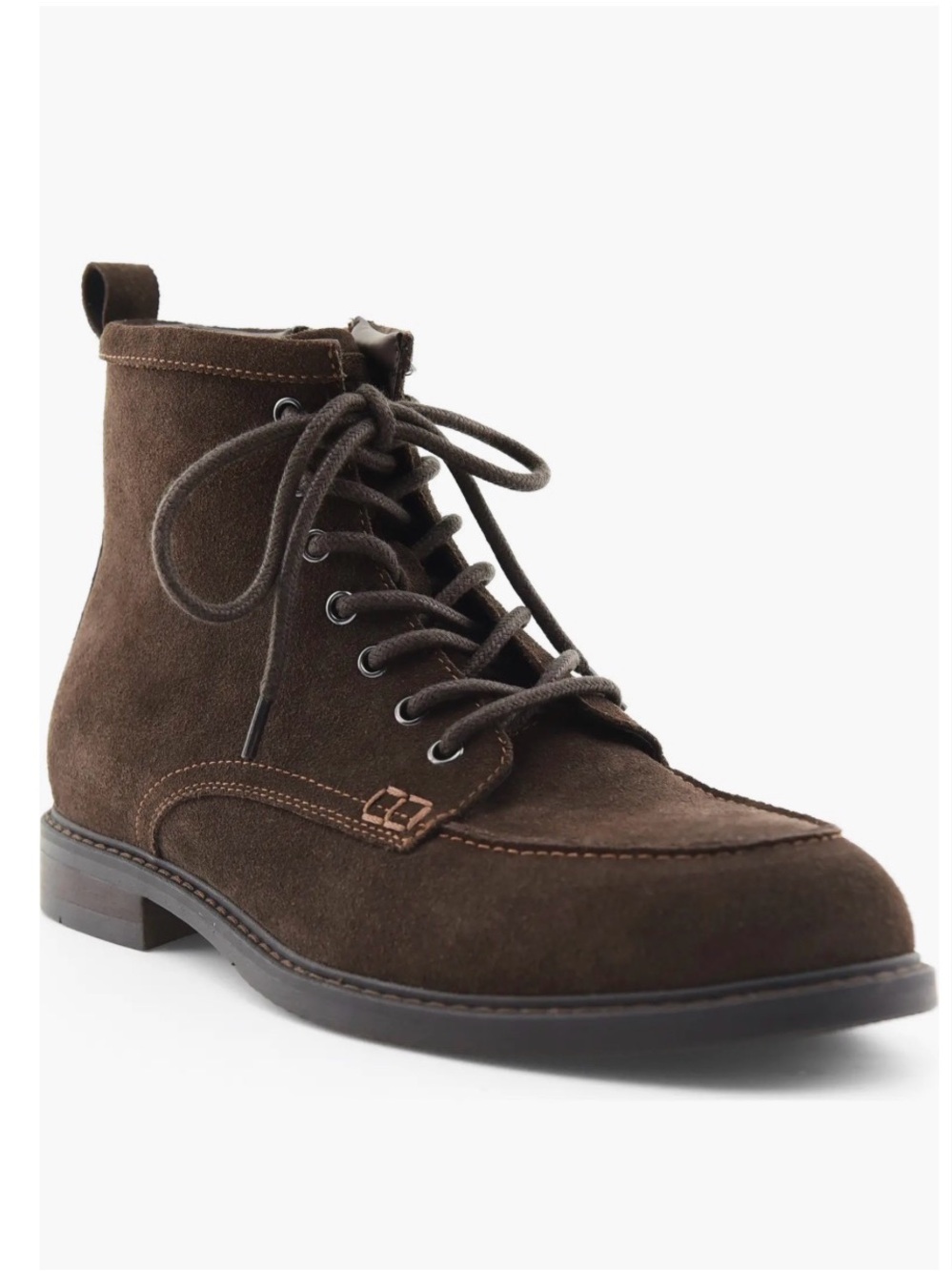 ALDO Knighton Boots Men's US 9 Brown Chukka Ankle Side Zip Lace-Up w/ Box